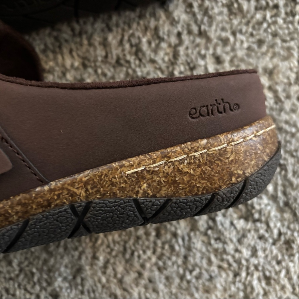 Earth Women’s Slip On Clog Shoes Brown Size 6M - Picture 4 of 7